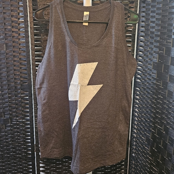 Instant Message Tops - Instant Message Lightning Bolt Tank Top